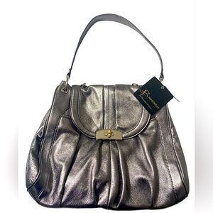 B. Makowsky Brand New Pewter Bag